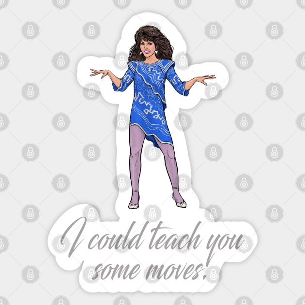 I Could Teach You Some Moves! Sticker by PreservedDragons